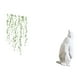 thumbnail image 5 of Mural artístico de pingüino con vegetación elegante, calcomanía de pared, escultura, figurita coleccionable, adorno decorativo artesanal para dormitor, 5 of 8