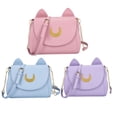 thumbnail image 1 of Moon Cat Wallet Pu Leather Wallet Moon Sailor Bag Handbag Shoulder Bag, 1 of 5