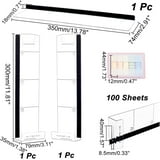 3Pcs Acrylic Monitor Memo Board Adhesive Side Monitor Message Board ...