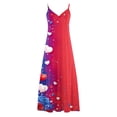 thumbnail image 4 of Vestidos de Verano con Cuello en V para las Mujeres 2025 Imprimir Vestido de Cuello Redondo sin Mangas Vestidos Largos Casuales, Ligeros Y de Moda, 4 of 7