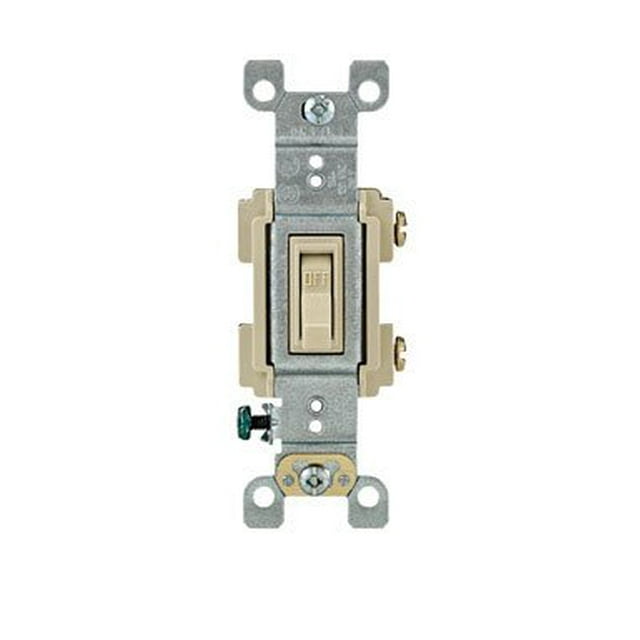 Interruptor unipolar Leviton 203-RS115-02I 15A Marfil