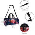 thumbnail image 5 of Flamingo Travel Bag, Yoga Bag, Gym Bags, Duffle Bag - Sports Bag with Size 17.7 Inches, Interior Zipper Pocket and Large Capacity for All Your Active Adventures, 5 of 6