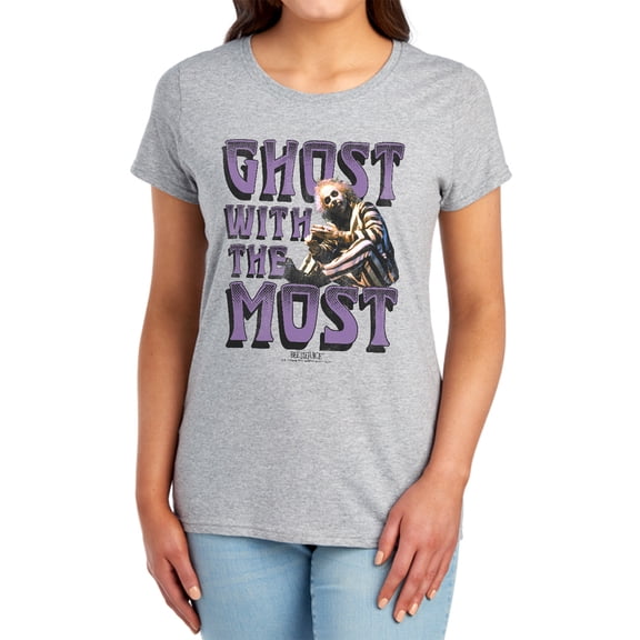 Beetlejuice Most Women's T Shirt,Athletic Heather, Large