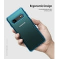 thumbnail image 3 of Ringke Fusion Case Compatible with Samsung Galaxy S10, Transparent PC Back TPU Bumper Drop Protection Phone Cover - Aqua Blue, 3 of 7