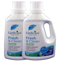 Earthview Laundry Detergent, Fragrance Free, 2 pk/ 50 oz- Designed for Environmental Sensitivities (MCS, EI, MI)