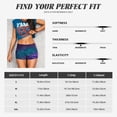 thumbnail image 6 of KLL Purple and Green Glitter Pattern Workout Shorts for Women Scrunch Short Gym Yoga Running Sport Active Exercise Fitness Shorts, 6 of 8