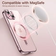thumbnail image 4 of JETech Electroplated Case for iPhone 15 Plus 6.7-Inch, Camera Lens Full Protection, Compatible with MagSafe Wireless Charging, Shockproof Soft TPU Phone Cover (Pink), 4 of 7