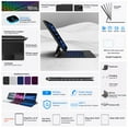 thumbnail image 5 of typecase Keyboard Case for iPad Air 13"(M4/M3/M2, 2026/2025/2024), iPad Pro 12.9"(3rd-6th Gen) - Wireless with Trackpad, Thin & Backlit, Slim Rugged Folio,Black, 5 of 7