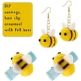 thumbnail image 4 of Dalrosia 30PCS Felt Bees for Crafts, Wool Felt Bumble Bee Plush for Tiered Tray Decoration Party Favors DIY Craft Jewelry Accessory, 4 of 7