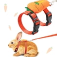 thumbnail image 2 of Adjustable Rabbit Harness and Leash Bunny Harness Leash Set Harness Leash for Rabbit Kitten Puppy Pig and Small Pet Animals, 2 of 8