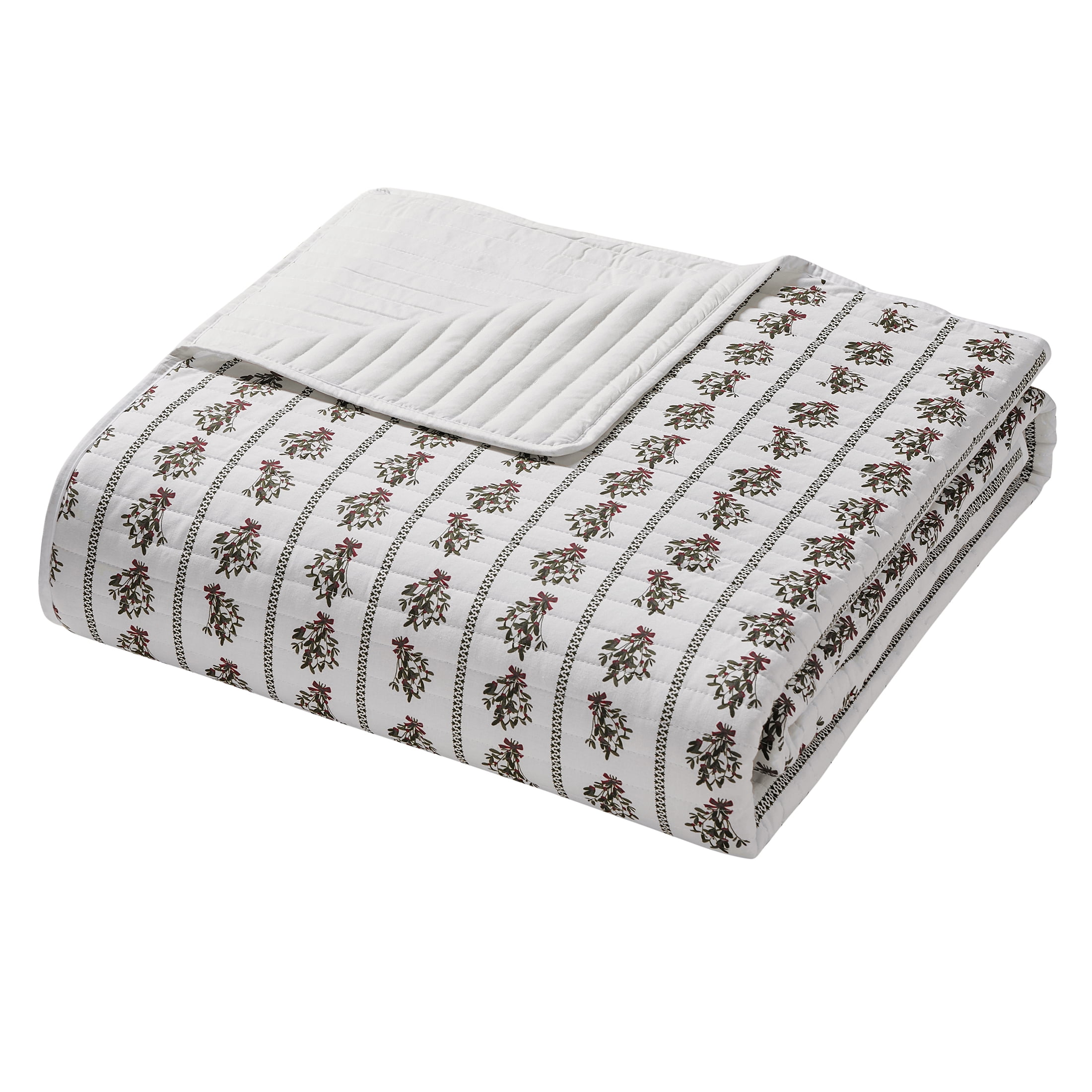 My Texas House Missie 2-Piece Multi Mistletoe Adult Quilt Set, Twin/Twin XL