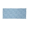 thumbnail image 2 of Train Track Neck Gaiter, Nursery Swirl Railroads, Unisex, Blue Pale Blue White, by Ambesonne, 2 of 3