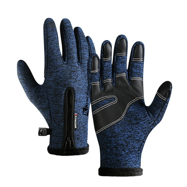 Teissuly Outdoor Sports And Winter Non-slip Men And Women Plus Velvet Warm Ski Riding Windproof Gloves Teissuly WER202311012096