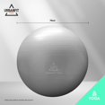 thumbnail image 2 of Pelota de Yoga UrbanFit Pro 75 cm Soporta 450 kg CrossFit plateado, 2 of 10