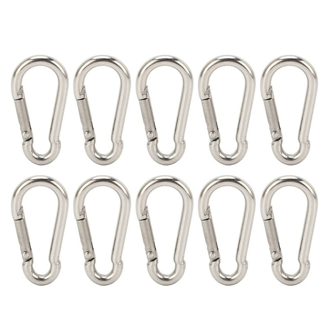 Oubit Clip Mousqueton 10pcs Mousqueton Clip Ressort Mousqueton Mousqueton Ressort Mousqueton Robuste Confort Ultime