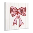 thumbnail image 3 of Stupell Industries Boss Lady Pink Bow Wall Plaque Art design by Connie Summers, 12 x 12, 3 of 7