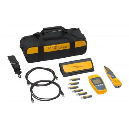 UPC: 0754082148531 | Fluke Microscanner Poe Professional Kit with Intellitone Pro 200 Probe & Remote ID Kit