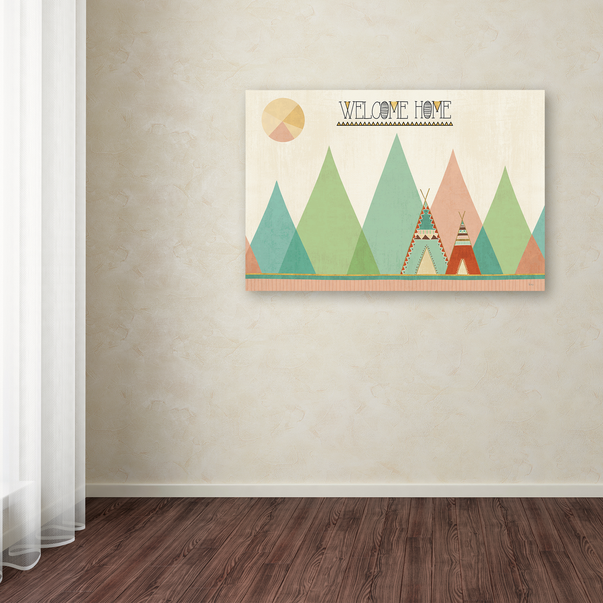 Trademark Fine Art 'Southwest Geo I' Canvas Art by Veronique Charron