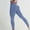 Light Blue, variant on LEBONYARD Womens Leggings Plus Size,Plus Size Pants for Women new trendy,Women Soft High Waist Stretch Pleated Yoga Pants Casual Fitness Leggings Trouser Gray S