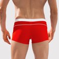 thumbnail image 4 of Dovford Men's Square Leg Swim Briefs Printed Swimsuit Athletic Swimwear Bathing Suit Swimming Trunks, 4 of 6