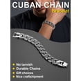 thumbnail image 6 of ChainsProMax Men Celtic Knot Bracelet, 316L Stainless Steel Mens Jewelry Gift, 16mm Width, 7.5"-9", 6 of 8