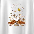 thumbnail image 3 of Peanuts - Snoopy & Woodstock Leaves - Youth Girls Boxy T-Shirt, 3 of 6