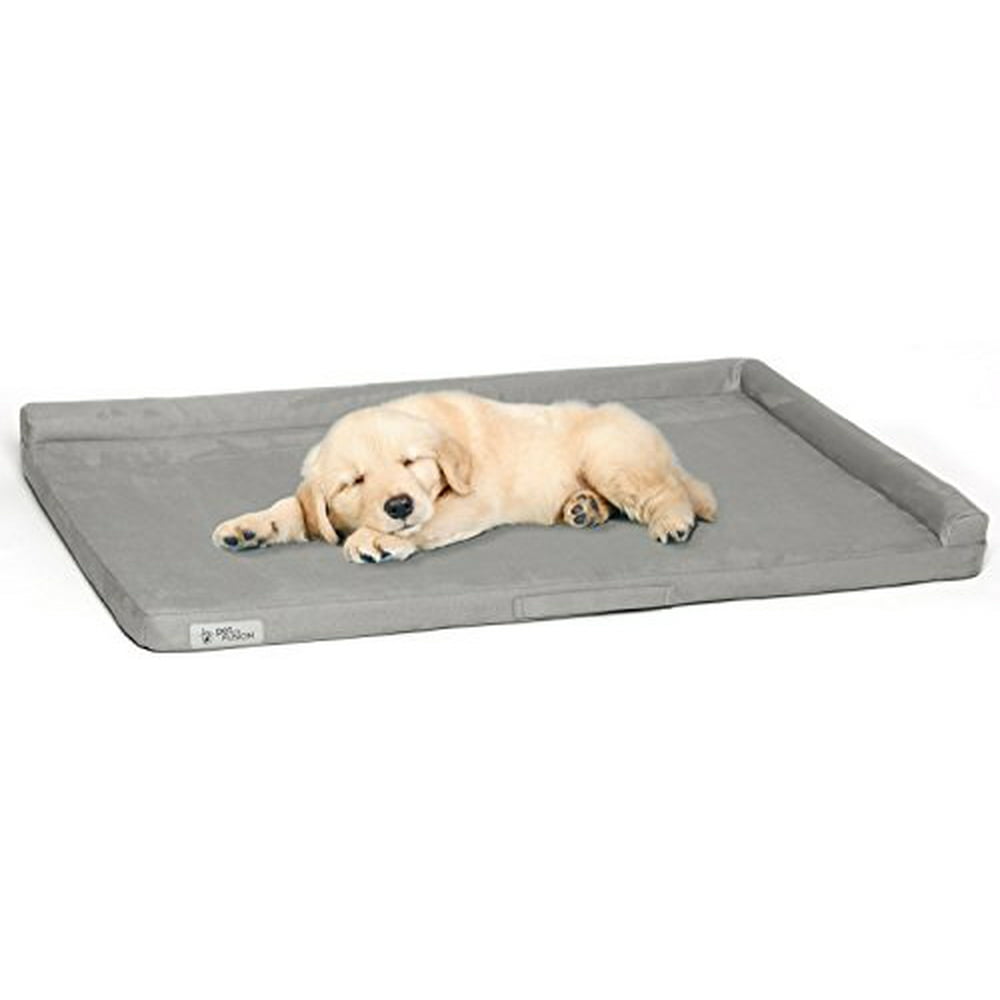 PetFusion Puppychoice Dog Crate Pad [Microsuede Cover, Solid Foam