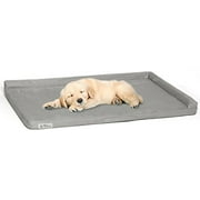 PetFusion PuppyChoice Dog Crate Bed | Durable Microsuede Cover, Solid Foam, | &