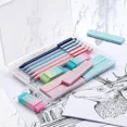 thumbnail image 4 of Lightweight 6PCS Mechanical Pencils - Triangular Grip & Extra Leads for Writing, 4 of 5