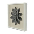 thumbnail image 4 of HomeRoots 489488 12 x 13 in. Black & Gold Flower Wood & Metal Wall Decor, 4 of 7