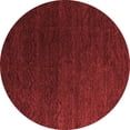 thumbnail image 1 of Ahgly Company Indoor Round Abstract Red Modern Area Rugs, 4' Round, 1 of 4
