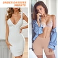 thumbnail image 2 of Seamless Shaping Boyshorts Panties for Women Slip Shorts Under Dress Shapewear Shorts Tummy Control Underwear (Beige,3XL), 2 of 7