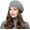 Light Grey, variant on French Style Beret Hat for Women Winter Fall Knit Artist Hats Classic Solid Color Beanie Hat