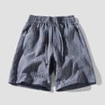 thumbnail image 2 of FINALGANG Mens Casual Plaid Shorts With Elastic Waist Drawstring Breathable Loose Fit Shorts For Summer Daily Wear Outdoor Activities Stylish Shorts, 2 of 7