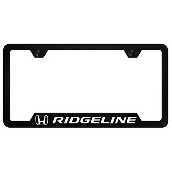 Honda Ridgeline Logo Polycarbonate Notched License Plate Frame Official Licensed