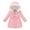 Pink, variant on Lovskoo Girls And Boys Winter Coats Heavyweight Hooded Jacket Kid Snow Outwear Cotton Coats 9 Years Pink