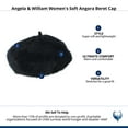 thumbnail image 4 of Angela & William  Soft Angora Beret Cap (Women), 4 of 4