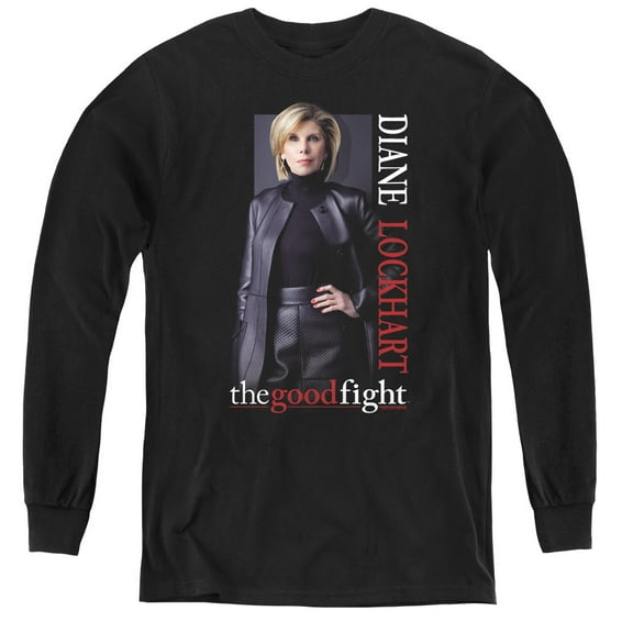 The Good Fight Diane Youth Long Sleeve T-Shirt Black