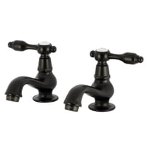 Kingston Brass KS1100TAL Tudor Basin Tap Faucet, Matte Black