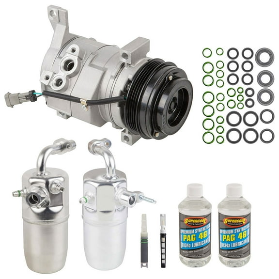 AC Compressor & A/C Repair Kit For 2006 Chevy Tahoe Avalanche GMC Yukon & Cadillac Escalade w/ Rear AC - BuyAutoParts