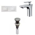 thumbnail image 1 of American Imaginations 59-in. W 1 Hole Ceramic Top Set In White Color - Overflow Drain Incl. AI-31691, 1 of 9