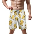 thumbnail image 2 of NICKSUN Men's Swim Trunks, Cute Print Quick Dry Summer Board Beach Shorts with Mesh Lining and Pockets, 2 of 6