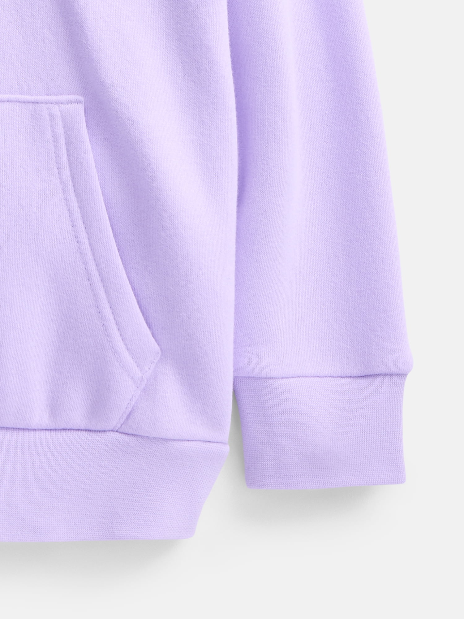 Wonder Nation Girls' Pullover Fleece Hoodie, Sizes 4-18 & Plus