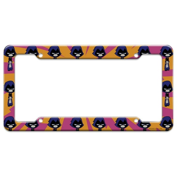 Teen Titans Go! Raven License Plate Tag Frame