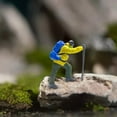 thumbnail image 4 of 1/64 Climbing Human Figures, Mountaineering Human Figures Miniature Human Model Yellow and Blue, 4 of 8