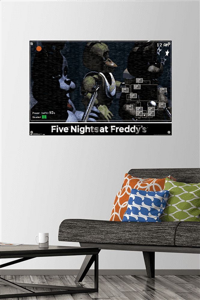 Five Nights at Freddy's - Show Stage Wall Poster with Push Pins, 22.375" x 34"