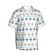 thumbnail image 2 of Daiia Sea Turtle Hawaiian Shirt for Men Gentle Cotton Regular Short Sleeve Casual-3X-Large, 2 of 9