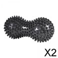 thumbnail image 1 of 2 bolas de con rodillo de maní para liberación miofascial de tejido profundo muscular 2 piezas, 1 of 7