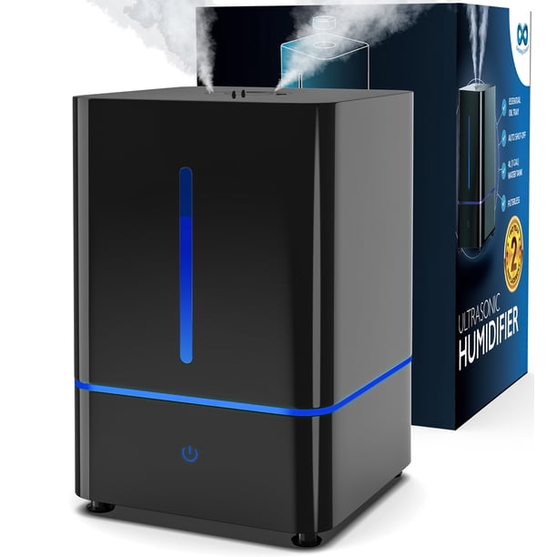 Everlasting Comfort Cool Mist Humidifier for Bedroom (4L) Filterless