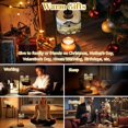 thumbnail image 7 of Candle Warmer Lamp with Timer, Farmhouse Dandelion Rustic Flower Barn Wooden Fence Non-slip Wireless Remote Control Wax Melts Warmer with 4 Bulbs for Home Office Dorm, Birthday Gifts for Women, 7 of 7